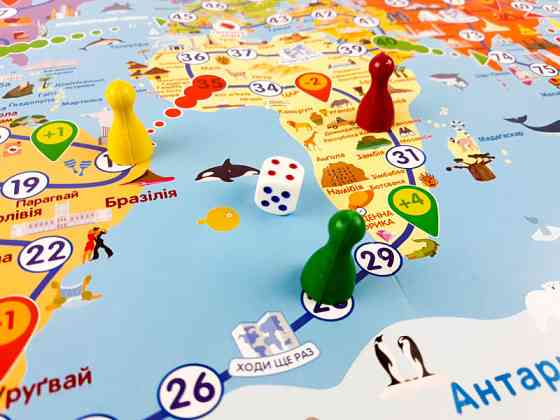 Детская настольная игра - ходилка 