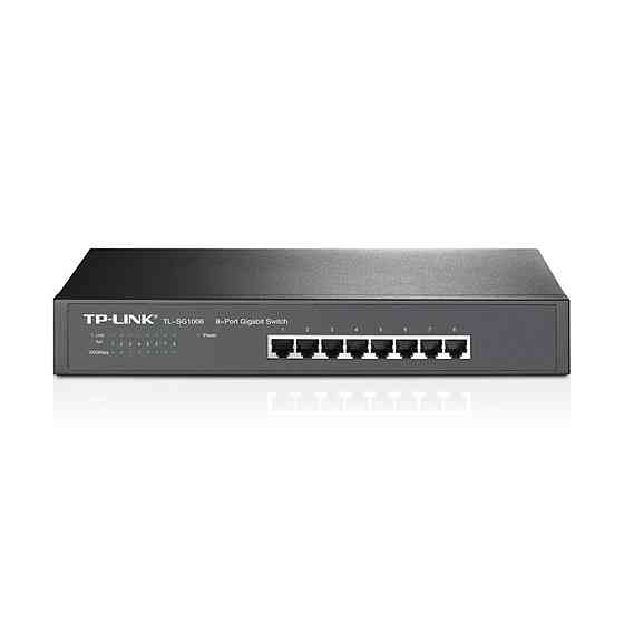 Комутатор TP-Link TL-SG1008 8-портовий гігабітний некерований Киев