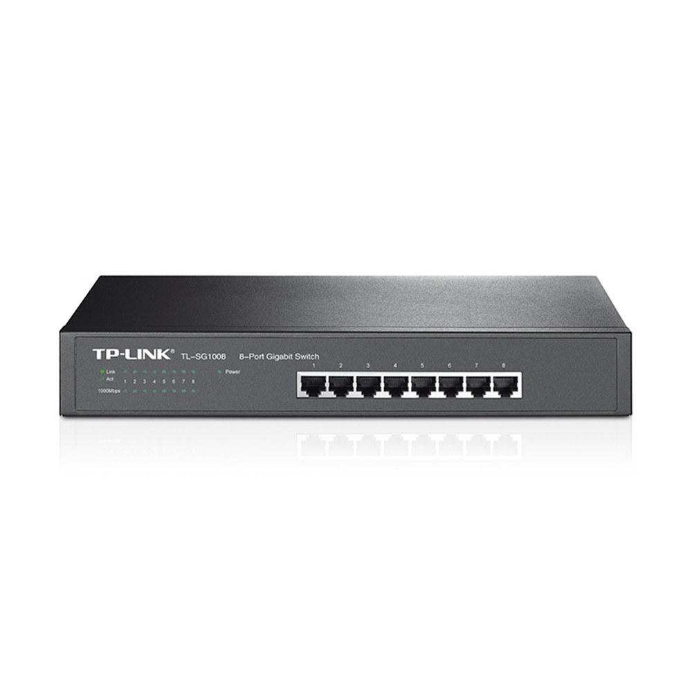 Комутатор TP-Link TL-SG1008 8-портовий гігабітний некерований Київ - фото 1