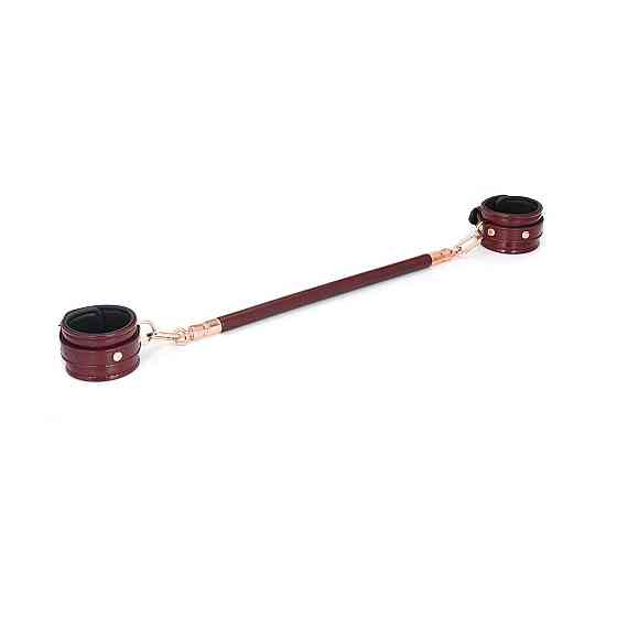 Фіксатор-розпірка для ніг або рук Liebe Seele Wine Red Spreader Bar, дерево + натуральна шкіра Sex Aura Київ
