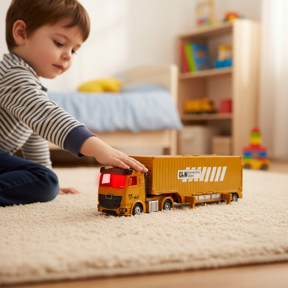 Дитяча будівельна вантажівка з краном і аксесуарами Iso Trade (26578) Нововолинськ - фото 8