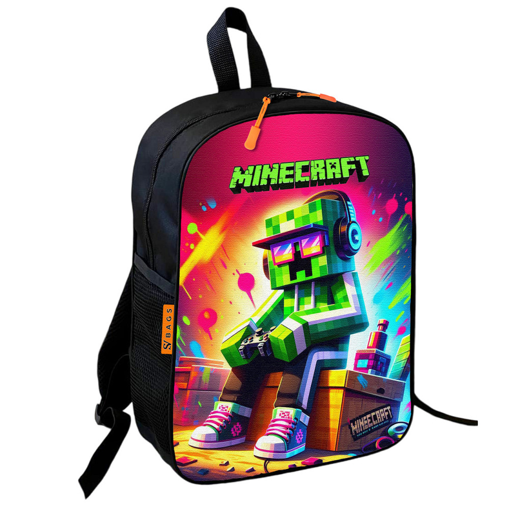 Рюкзак шкільний Minecraft - Кріпер із джойстиком, 36×27 см для хлопчиків (01749) Київ - фото 1