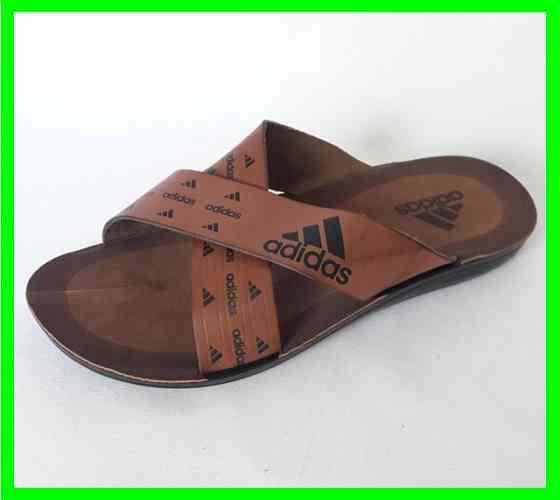 Чоловічі Шльопанці Капці Adidas Сланці Коричневі Адідас (розміри: 40,41,42) Дніпро