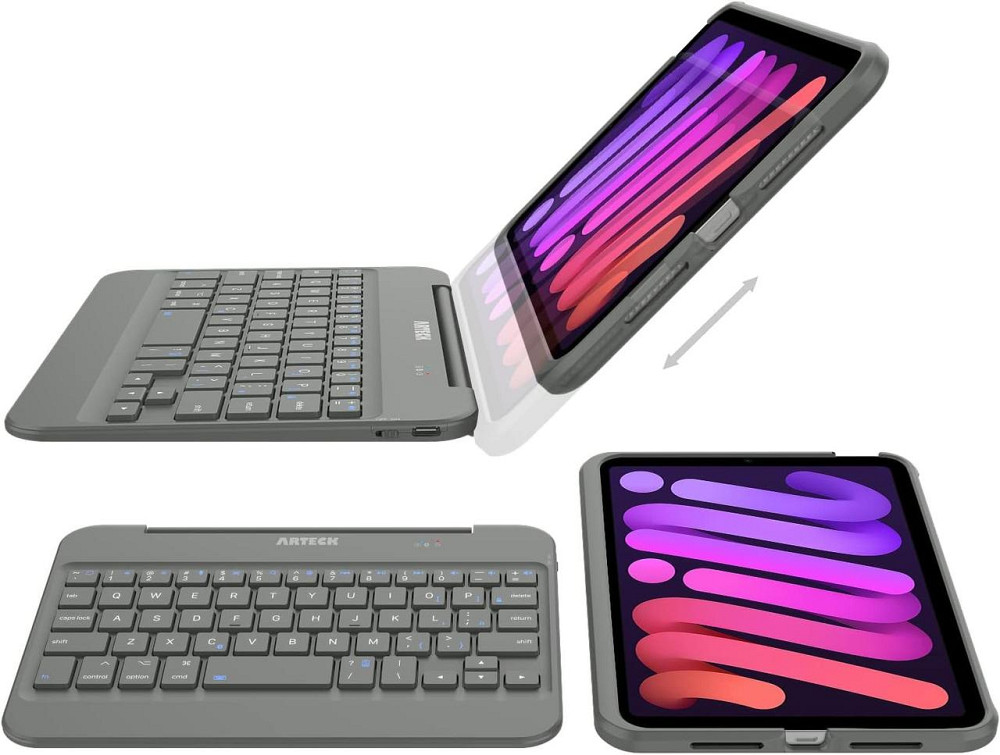 Фирменный чехол-клавиатура Arteck HB342 для iPad Mini 6/ iPad mini A17 Pro (2021/2024) Днепр - изображение 6