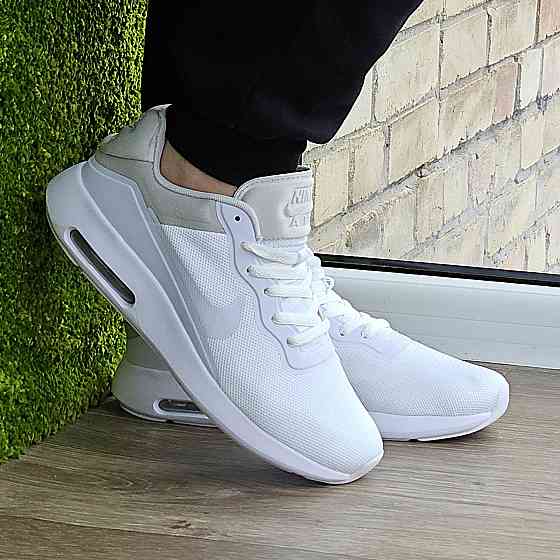 Мужские Кроссовки Nike 90 Белые Найк с Амортизацией Тканевые (размеры: 41,42,43,44,45) - 535-3 Днепр