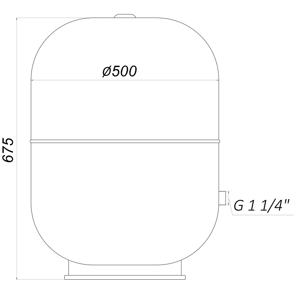 Гідроакумулятор з фіксованою мембраною 105 л Zilmet HYDRO-pro 10bar ( 11A0010500 ) Тернополь - изображение 6