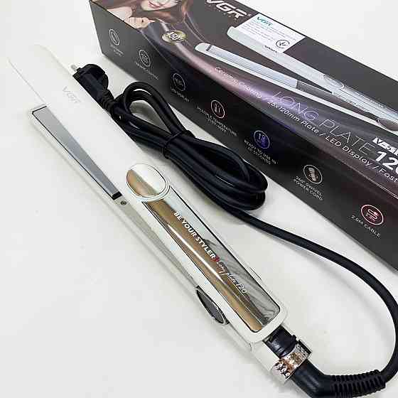 Плойка для выпрямления VGR V-518, Выпрямитель утюжок щипцы, Щипцы для вьющихся волос MG-28 Львов