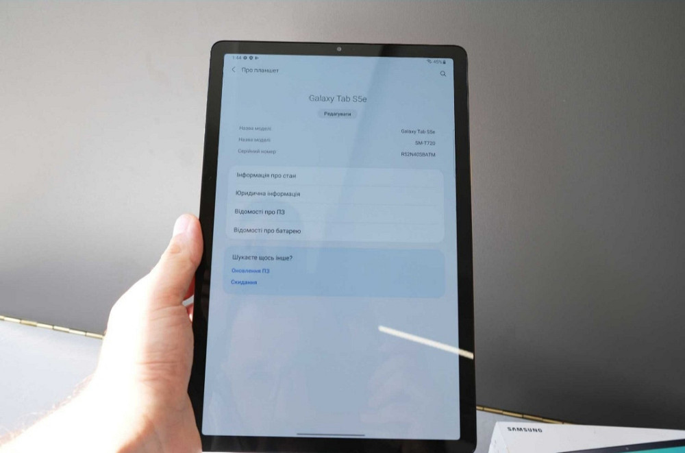 Планшет Samsung Galaxy Tab S5e 4/64GB Wi-Fi SM-T727 Харьков - изображение 3
