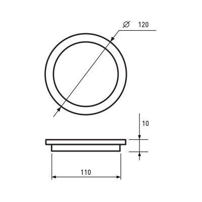 Світильник Eurolamp Downlight 6W 4000K (LED-DLR-6/4) Вінниця - фото 3
