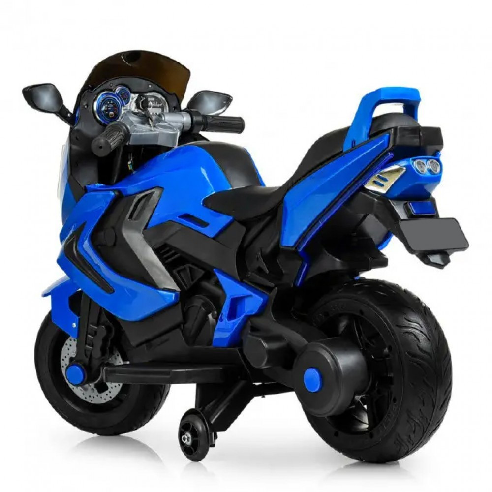 Детский электромотоцикл SPOKO SP-1600 мотоцикл на аккумуляторе для детей Синий Киев - изображение 2
