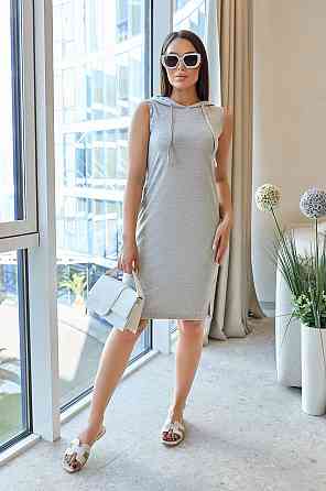 Летнее платье без рукавов Catalina 42-44, Серый Киев