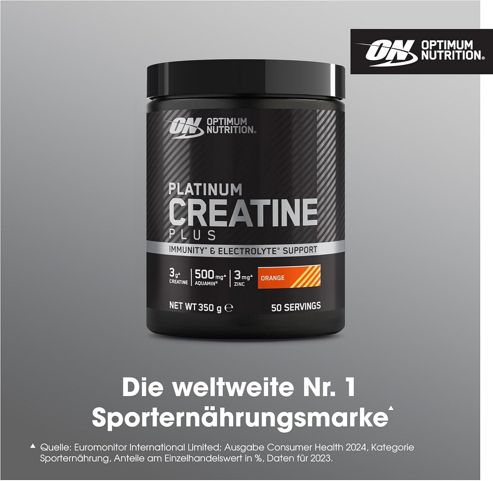 Креатин Optimum Nutrition Creatine Platinum Plus 350 г, Orange Луцьк - фото 3