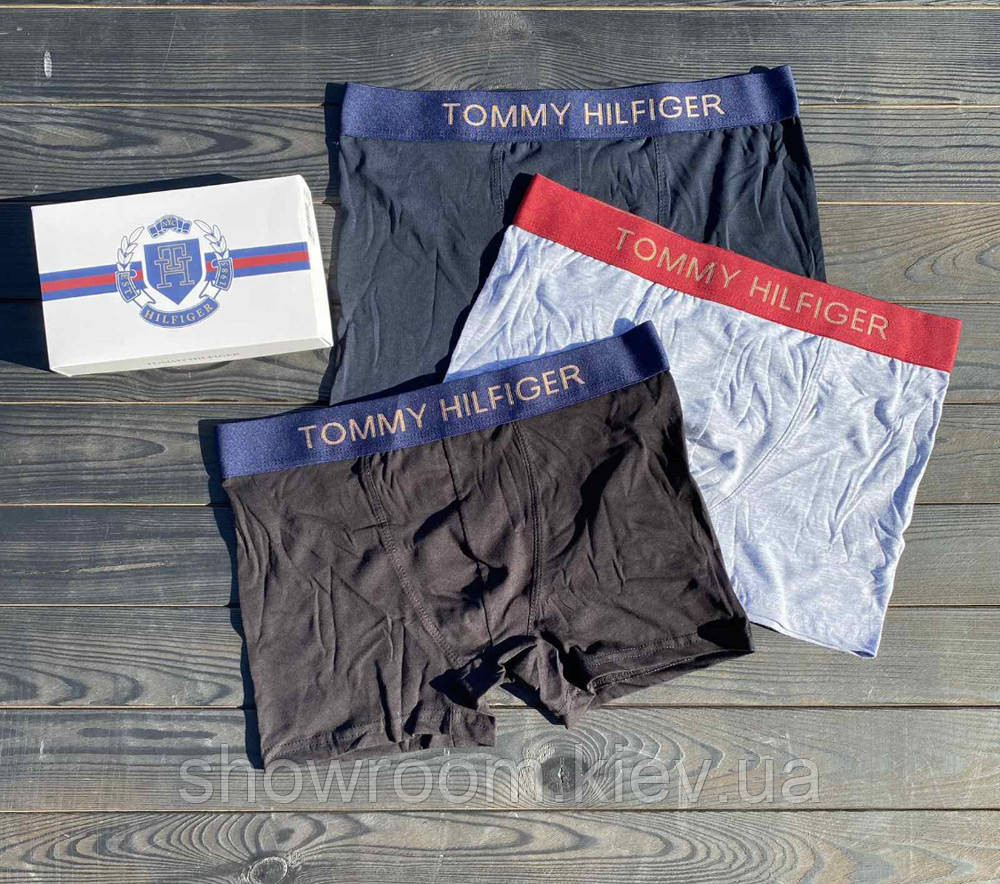 Набір чоловічих трусів TH, 3 шт у подарунковій коробці (17812) L Київ - фото 1