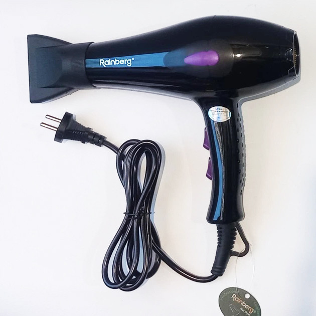 Фен з холодним повітрям для укладання, Хороший фен для дому волосся з іонізацією ZN-65 Івано-Франківськ - фото 1