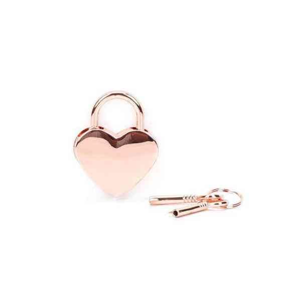 Замочок Liebe Seele Heart Shape Padlock Rose Gold (2 шт.) Sex Aura Київ