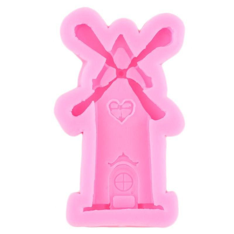 Молд силикон Мельница 81 на 46 мм розовый Киев - изображение 1