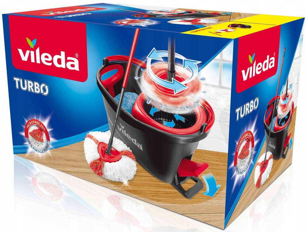Набор для уборки Ведро 13 литров и Круглая швабра Vileda 