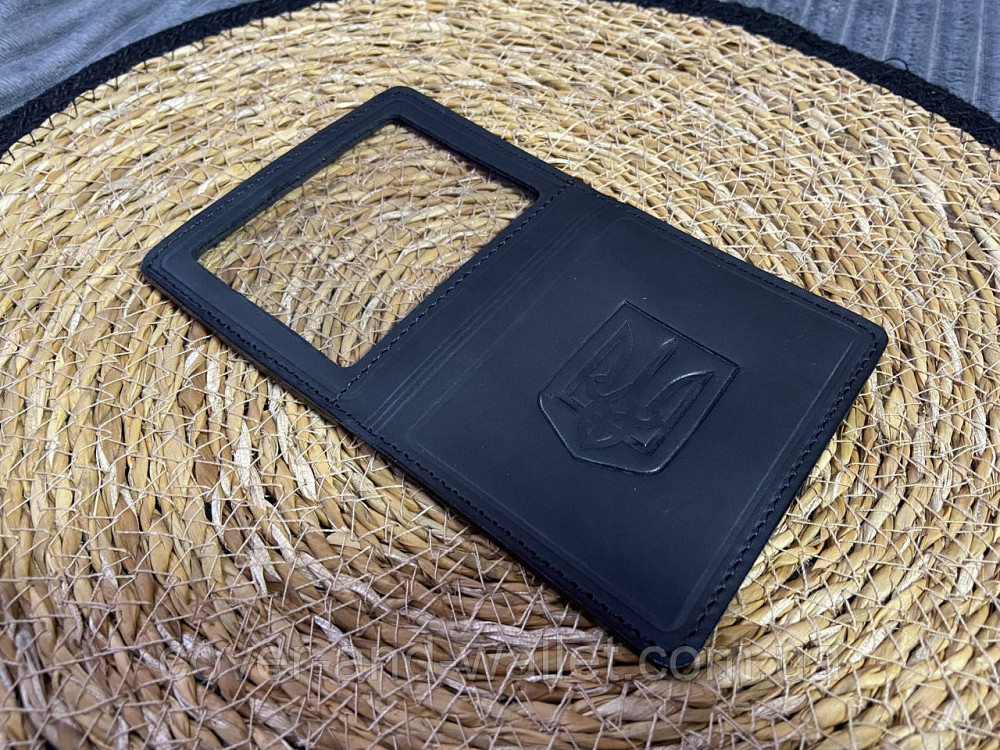 Обкладинка для пенсійного посвідчення й автодокументів із гербом України Київ - фото 1