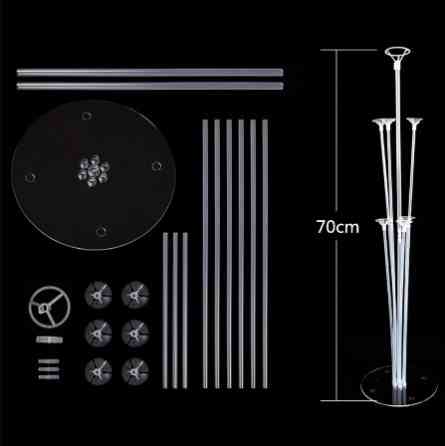 Стойка для шаров С Дефектом 70 см прозрачный Киев