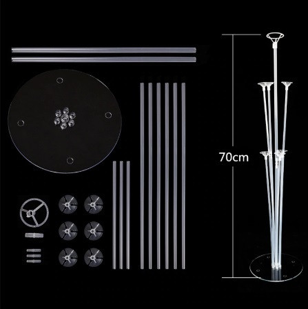 Стойка для шаров С Дефектом 70 см прозрачный Киев - изображение 3