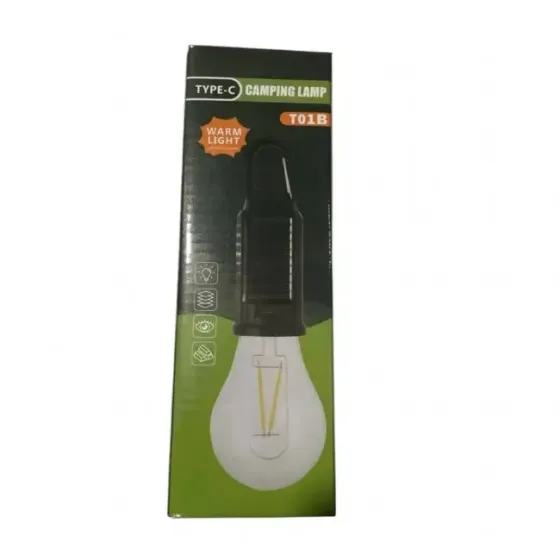 Кемпинговая аккумуляторная лампа T01B Type-C солнечная зарядка LED фонарь для палатки и отдыха Одесса