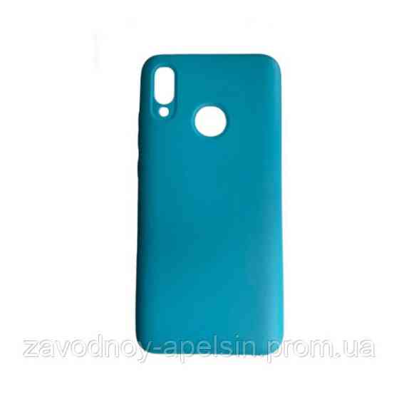 Huawei Y7 2019 (DUB-LX1) Силіконовий чохол soft touch (блакитний) Одеса