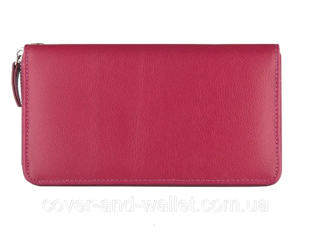 Розовый женский кожаный кошелек на молнии Boston B272 Киев - изображение 3