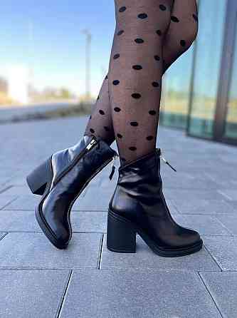 Lexi Жіночі черевики Lexi чорні натуральна шкіра каблук 9 см розмір 36-40 (3048/1) Коломия