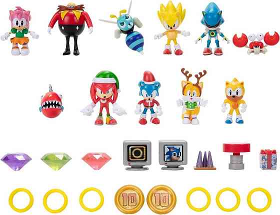 Адвент-календарь Ежик Соник Оригинал Sonic Advent Calendar 2024. Харьков