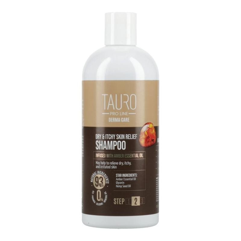 Tauro Pro Line Derma Care Dry & Itchy Skin Relief Shampoo Шампунь для усунення сухості і свербежу шкіри для собак і котів, 400 мл Київ - фото 1