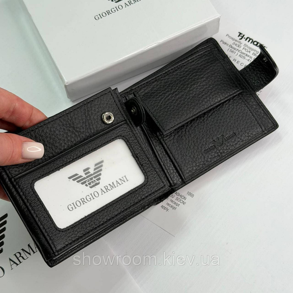 Мужское брендовое портмоне с монетницей Arnrmani (6604) Киев - изображение 8