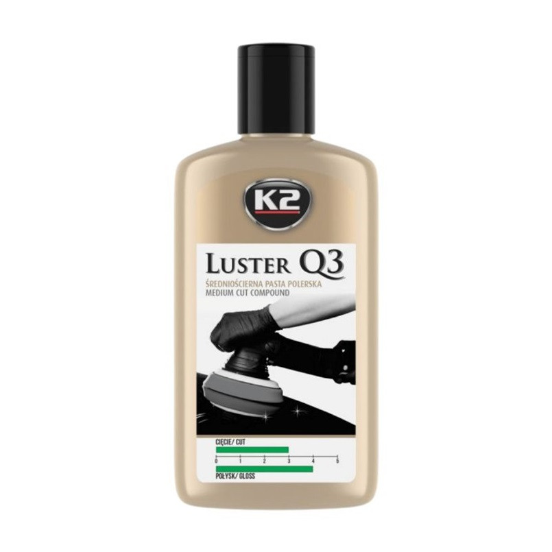 Паста для полірування кузова K2 Luster Q3 зелена 250г Львів - фото 1