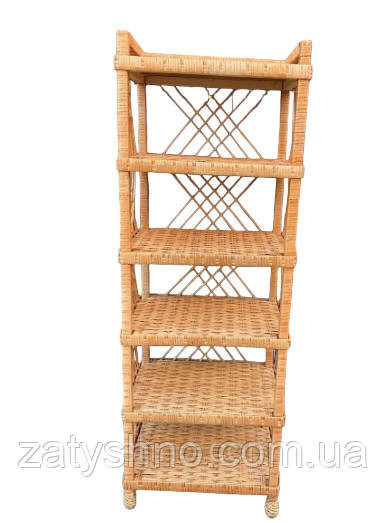 Полка плетеная  высокая из лозы Киев - изображение 1