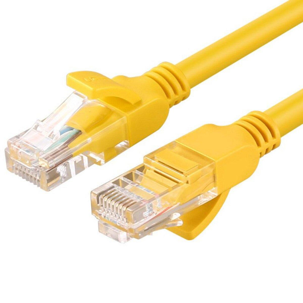 Інтернет кабель патч-корд UGREEN Cat 5e U / UTP Lan Cable 5m (Yellow) UGR-11233 Одеса - фото 1