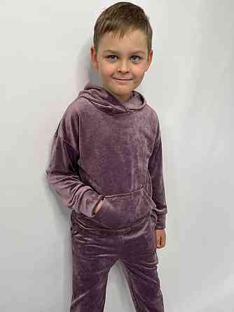 Дитячий велюровий костюм Кенгуру 110-116 Ліловий Харків