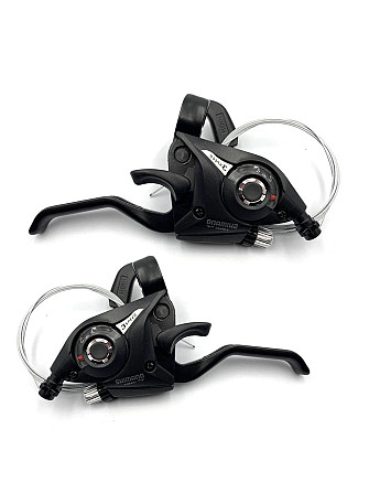 Моноблоки / манетки Shimano 3*8 на велосипед Бровары - изображение 1