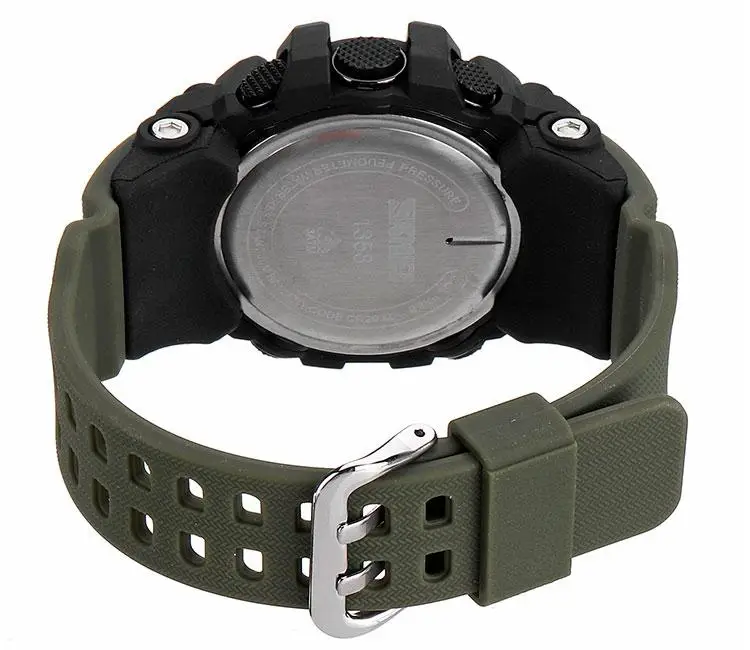 Розумний Годинник Skmei Processor з Шагомером і Барометром Зелений Вінниця - фото 6