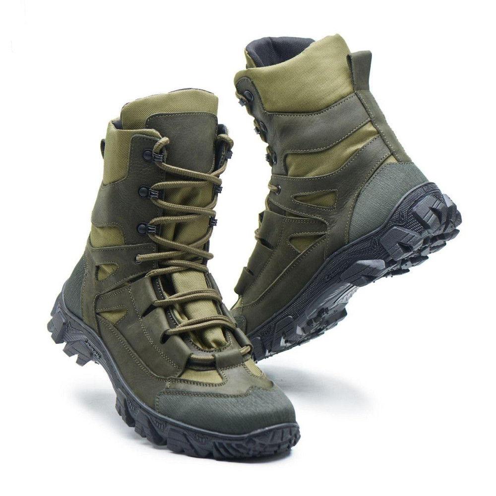 Тактические зимние берцы 106-ТБ-2 хаки — тёплые, прочные, армейские ботинки для ЗСУ и охраны 42 (28) Харьков - изображение 8