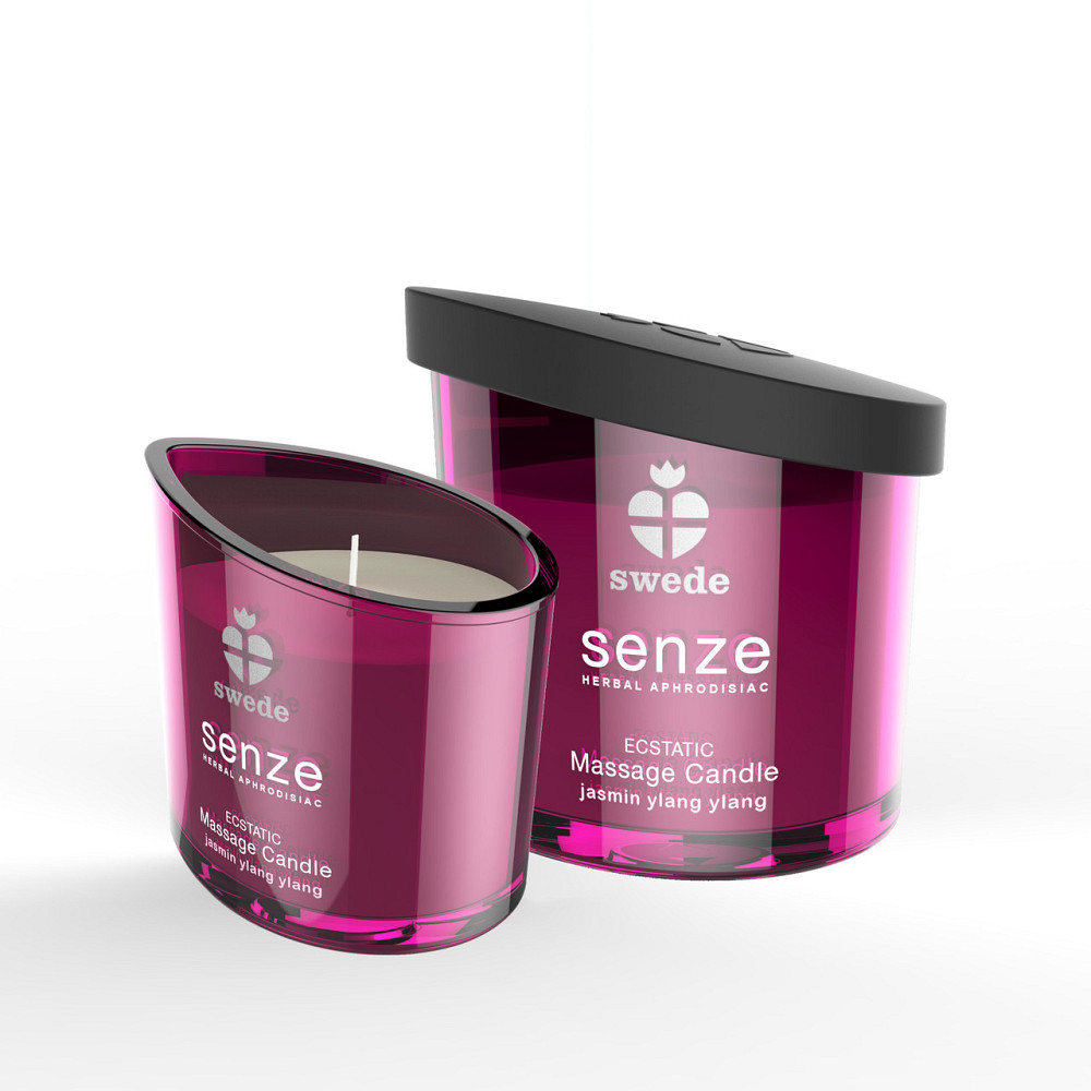 Масажна свічка - Swede Senze Ecstatic Jasmine Ylang Ylang, 150 мл Sex Aura Київ - фото 2