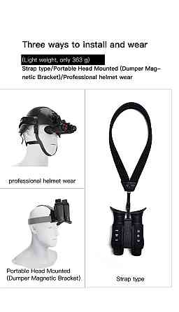 Тактичний бінокль нічного бачення NV8300 Super Light HD 36MP 3D 4K (до 500м) Вінниця