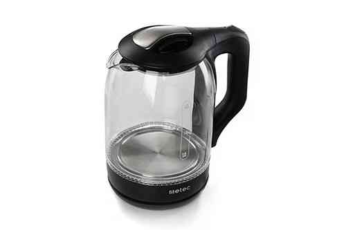 Электрочайник Metec EK-01GB 1.8 л, стеклянный корпус, 1500 Вт, черный Харьков