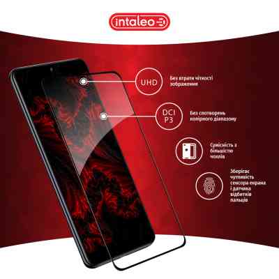 Скло захисне Intaleo Full Glue Xiaomi 12T/12T Pro Black (1283126546433) Вінниця