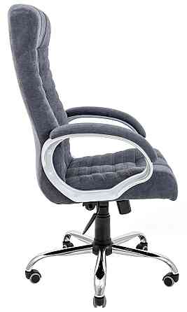 Офісне Крісло Керівника Richman Atlant Rosto 97 Хром М1 Tilt Сірий Київ