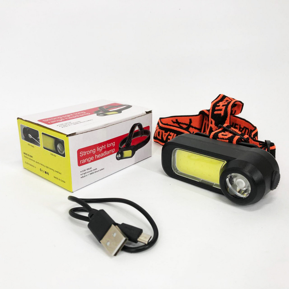 Ліхтар на голову для ЗСУ WH-1707-XPE+COB, Налобний ліхтар для сантехніка Led на голову EN-80 Львів - фото 6