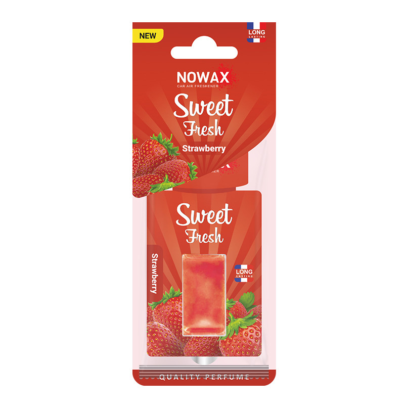Ароматизатор мембранный Nowax Sweet Fresh - Strawberry Львов - изображение 1