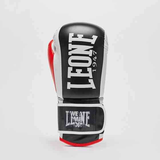 Боксерські рукавиці Leone GN333 LOGO WACS Black 10 унцій (капу в комплекті) Кам'янське