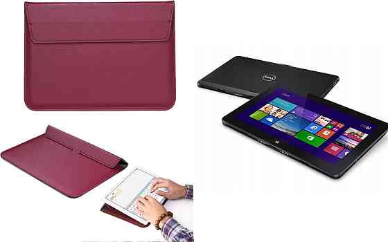 Чохол-конверт VitoCase для Dell Venue 11 Pro 5130, 7130, 7139, 7140, 7145, з функцією підставки для планшета Бордовий Київ