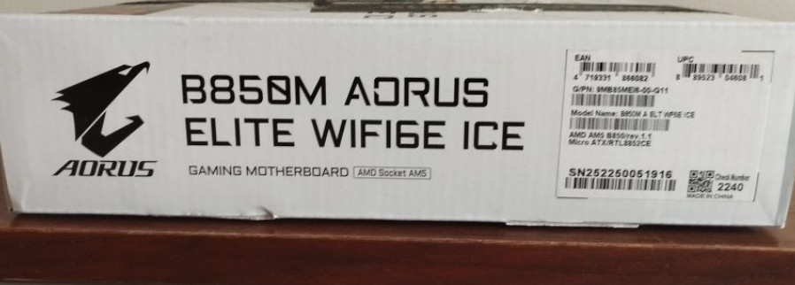 Материнська плата Gigabyte B850M AORUS ELITE WIFI6E ICE. Київ - фото 2