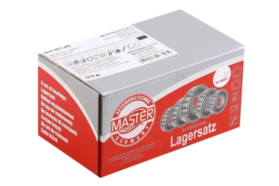 Підшипник сходиці Logan передній Master-Sport + стопор. кільце + гайка + шайба Вінниця