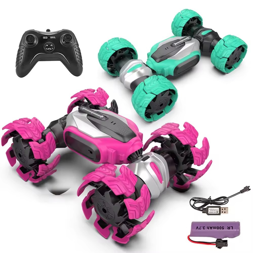 Машинка трансформер-перевертиш на радіокеруванні з торсіонною підвіскою, зелена Кам'янець-Подільський - фото 3